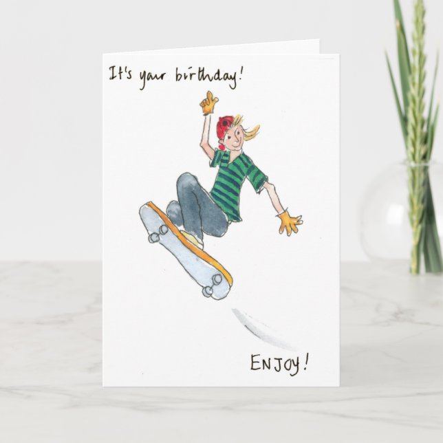 Carte d'anniversaire pour les garçons (Devant)