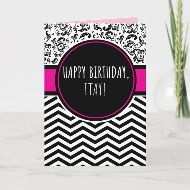 Carte d'anniversaire pour l'Italie (Devant)