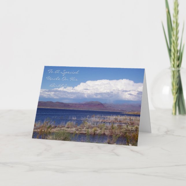 Carte d'anniversaire pour l'oncle (Devant)
