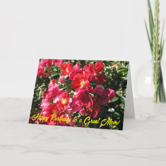 Carte d'anniversaire pour maman