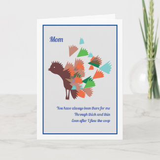 Carte d'anniversaire pour maman de la fille