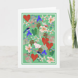 Carte d'anniversaire pour maman, design coloré