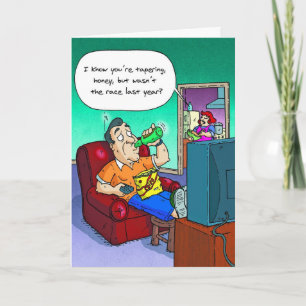 Carte d'anniversaire pour marathonien - Taping TV