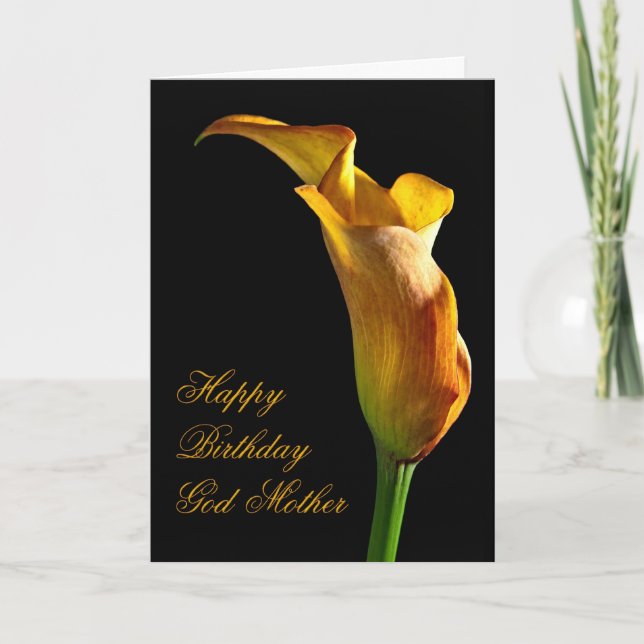 Carte d'anniversaire pour marraine (Devant)