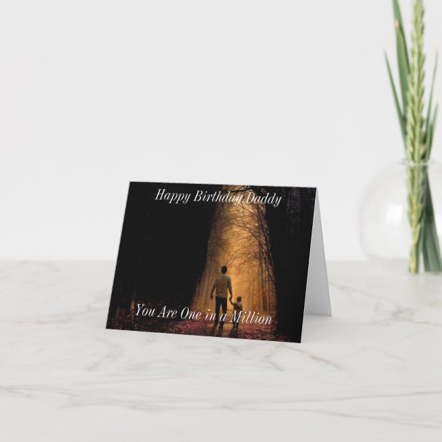 Carte d'anniversaire pour papa (Devant)