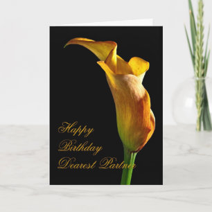 Carte d'anniversaire pour partenaire