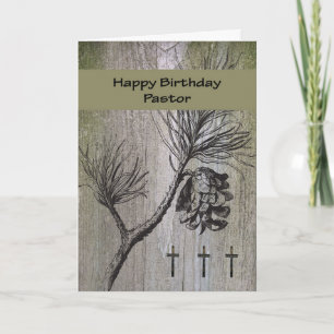 Carte d'anniversaire pour Pasteur, Religieux