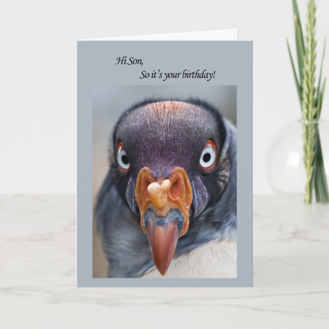 Carte d'anniversaire pour son (Devant)