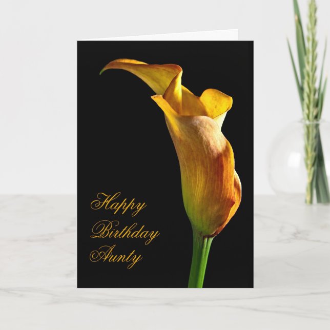 Carte d'anniversaire pour tante (Devant)