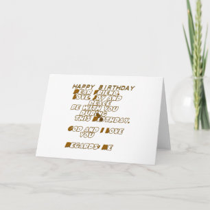 Carte d'anniversaire pour un ami chrétien