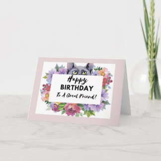 Carte d'anniversaire pour un ami spécial
