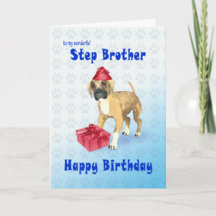 Carte d'anniversaire pour un beau-frère avec un ch