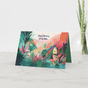 Carte d'anniversaire pour un chat