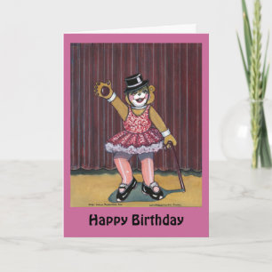 Carte d'anniversaire pour un danseur