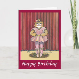 Carte d'anniversaire pour un danseur