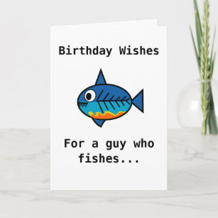 Cartes Pecheur D Anniversaire Zazzle Ca