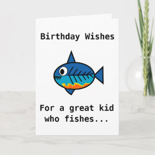 Carte d'anniversaire pour un grand enfant qui