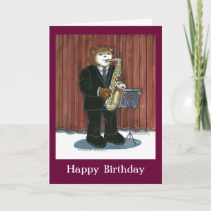 Carte d'anniversaire pour un musicien