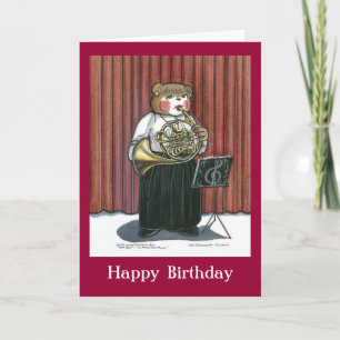 Carte d'anniversaire pour un musicien