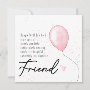 Carte d'anniversaire pour une amie - sœur de cœur