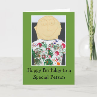 Carte d'anniversaire pour une personne spéciale