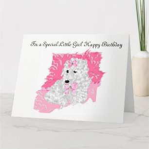 Carte d'anniversaire pour une petite fille