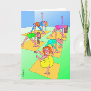 Carte d'anniversaire pour Yoga Lover - Twisted Yog