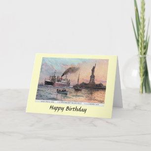 Carte d'anniversaire - Président SS Roosevelt