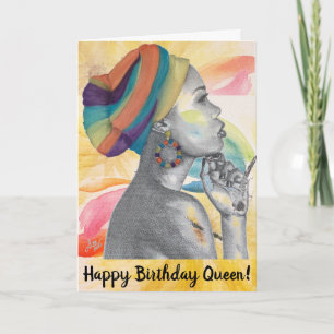 Carte d'anniversaire Queen Confiance