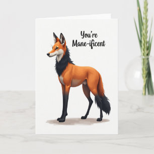 Carte d'anniversaire Regal Mane