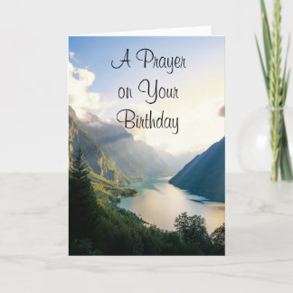 Carte d'anniversaire religieuse