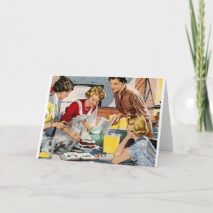 Carte d'anniversaire Retro Happy