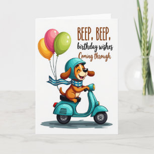 Carte d'anniversaire Retro Ride