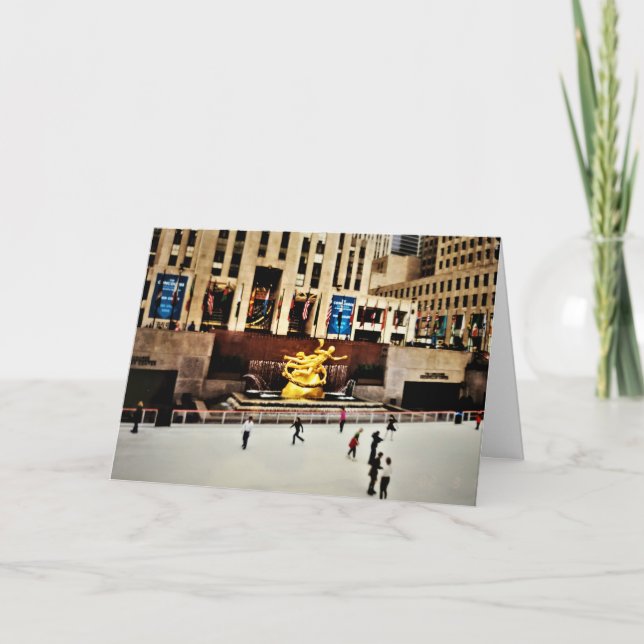 Carte d'anniversaire "Rockefeller Center" (Devant)