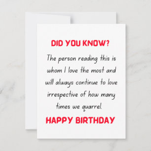 Carte d'Anniversaire Romantique pour Lui et Elle