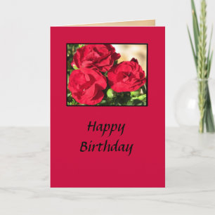 Carte d'anniversaire rose