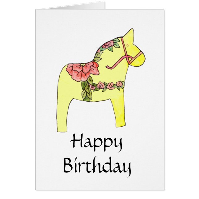 Carte d'anniversaire Rose d'été (Devant)