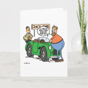 Carte d'anniversaire rouge de crise de la vie moye