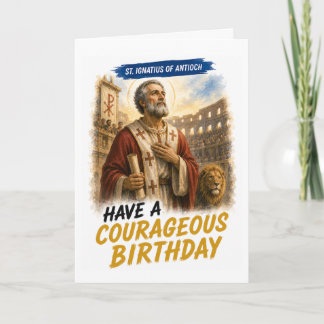Carte d'anniversaire Saint Ignace d'Antioche