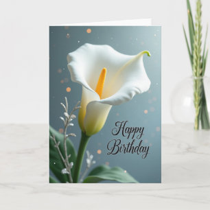 Carte d'anniversaire scintillante Joyeux Anniversa