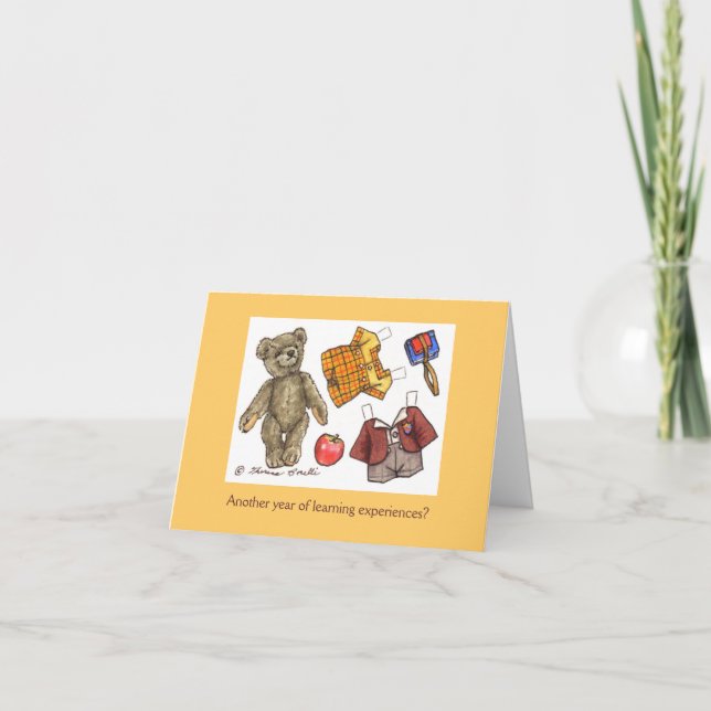carte d'anniversaire scolaire (Devant)