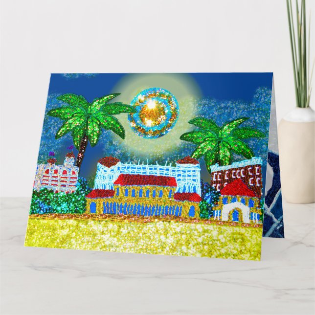 Carte d'anniversaire | Sequin Beach, Sydney Austra (Devant)