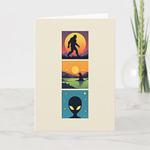 Carte d'anniversaire Silhouette Mystique