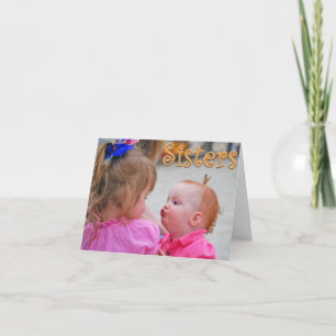 Carte d'anniversaire soeur