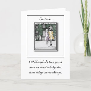 Carte d'anniversaire "Soeurs"