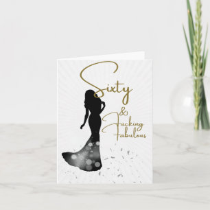 Carte d'Anniversaire Soixante et fabuleuse