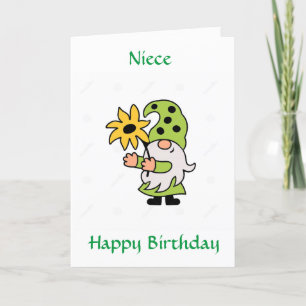 CARTE D'ANNIVERSAIRE SPÉCIALE *NIECE*