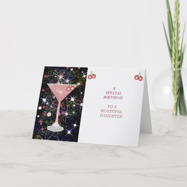 Carte d'anniversaire spéciale pour fille (Devant)
