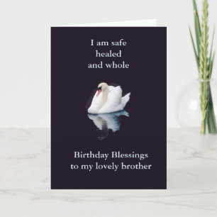 Carte d'anniversaire spirituelle frère, ou AJOUTER