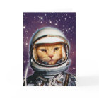 Carte d'anniversaire Stellar Cat
